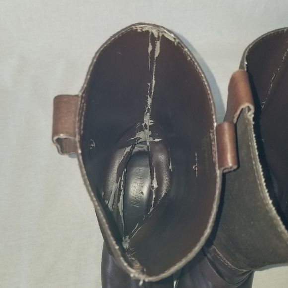 Ralph Lauren Cacey 7B leather stirrup brown boots.👢 - Picture 11 of 14